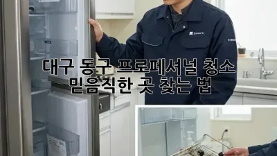 대구 동구 프로페셔널 청소 ✨ 믿음직한 곳 찾는 법